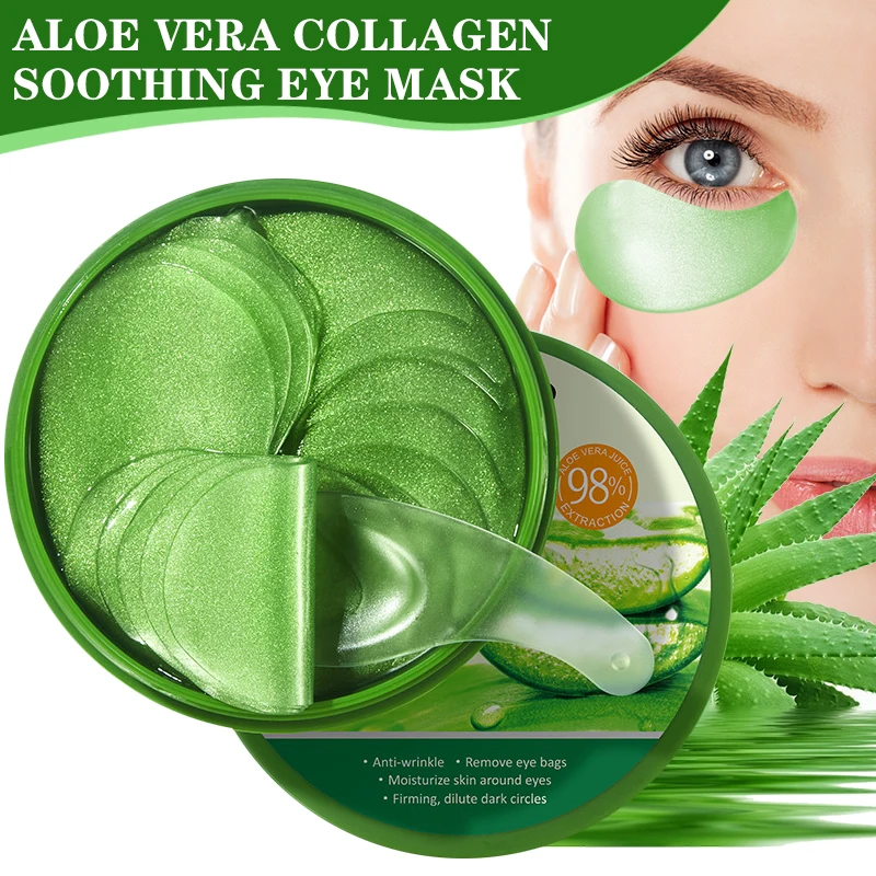 Sheet Mask Collagen - Masker mata kolagen lidah buaya, 60