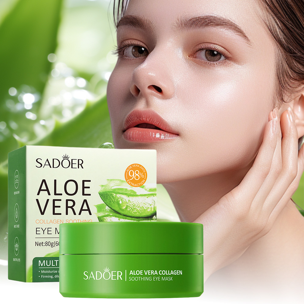 Sheet Mask Collagen - SADOER Aloe Vera Collagen Soothing Eye