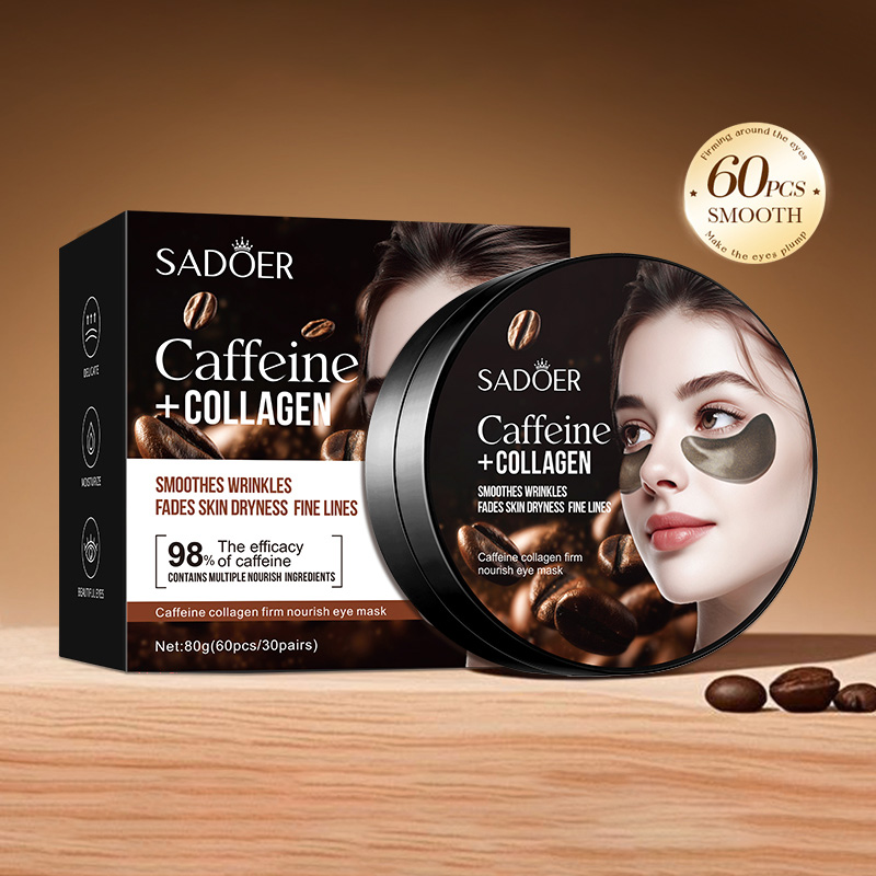 Sheet Mask Collagen - 60 Buah Masker Mata Kolagen Kristal