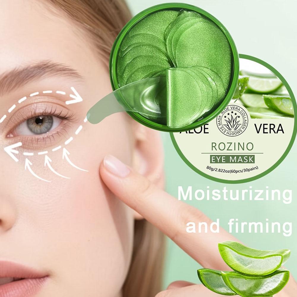 60pcs Masker Mata Kolagen Aloe - Sheet Mask Collagen ulasan dan harga