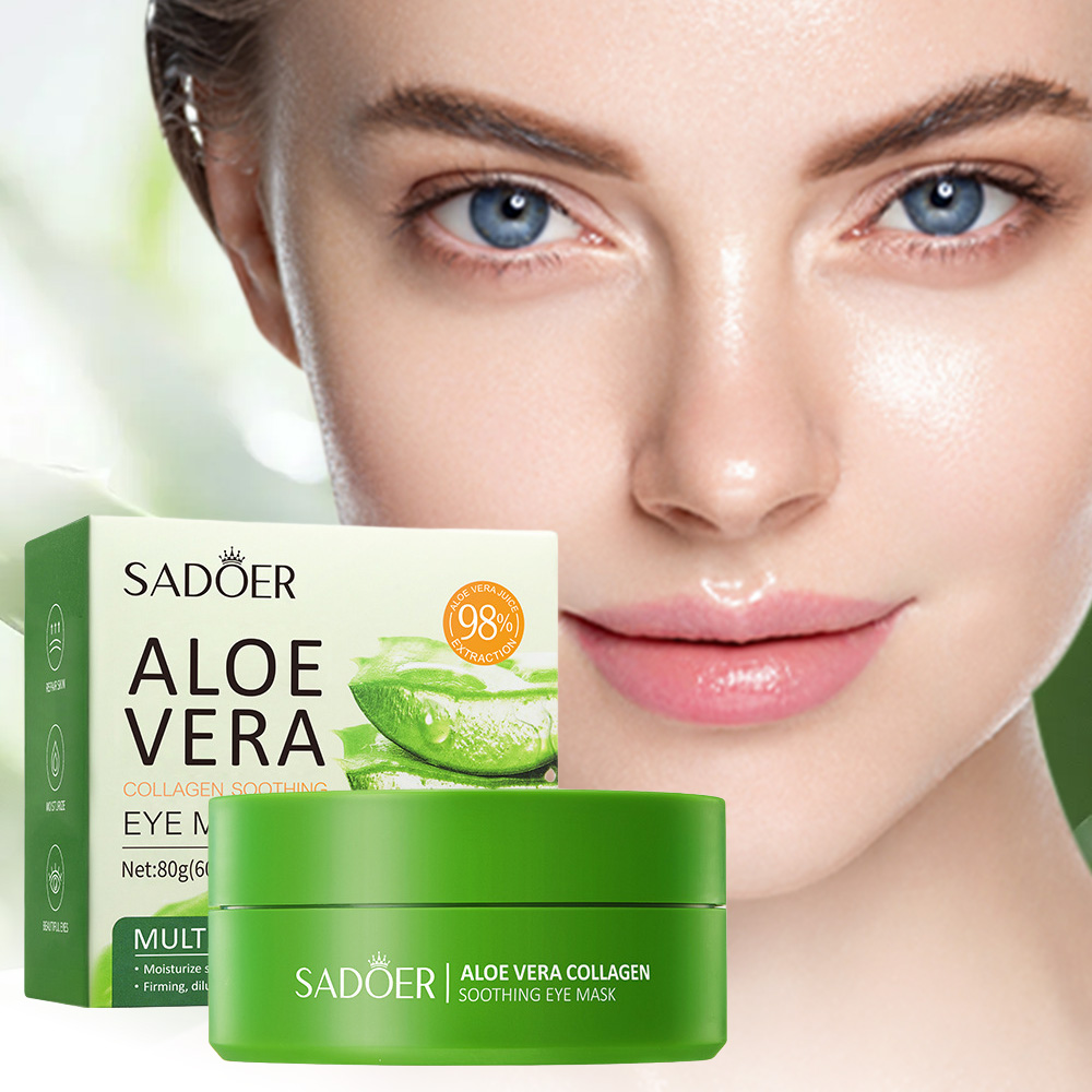 SADOER Aloe Vera Collagen Soot - Sheet Mask Collagen ulasan dan harga